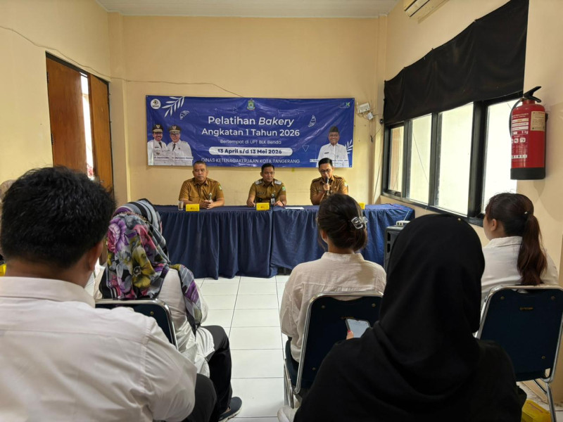 pembukaan pelatihan Penyiapan Bahan Roti (Bakery) Angkatan 1 Tahun 2026