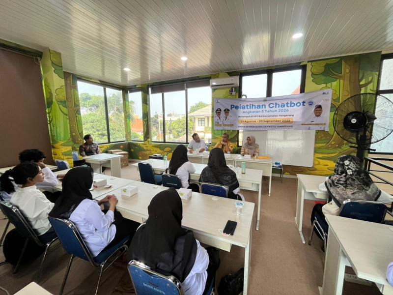 Pelatihan Chatbot Angkatan ke-5 BLK Kota Tangerang