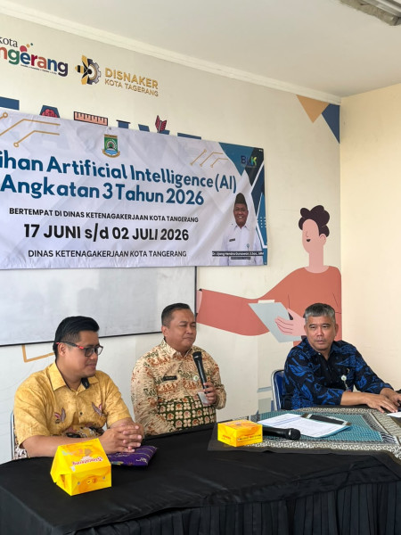 PENUTUPAN PELATIHAN ARTIFICIAL INTELLIGENCE (AI) ANGKATAN 3 TAHUN 2026 DI BLK KOTA TANGERANG