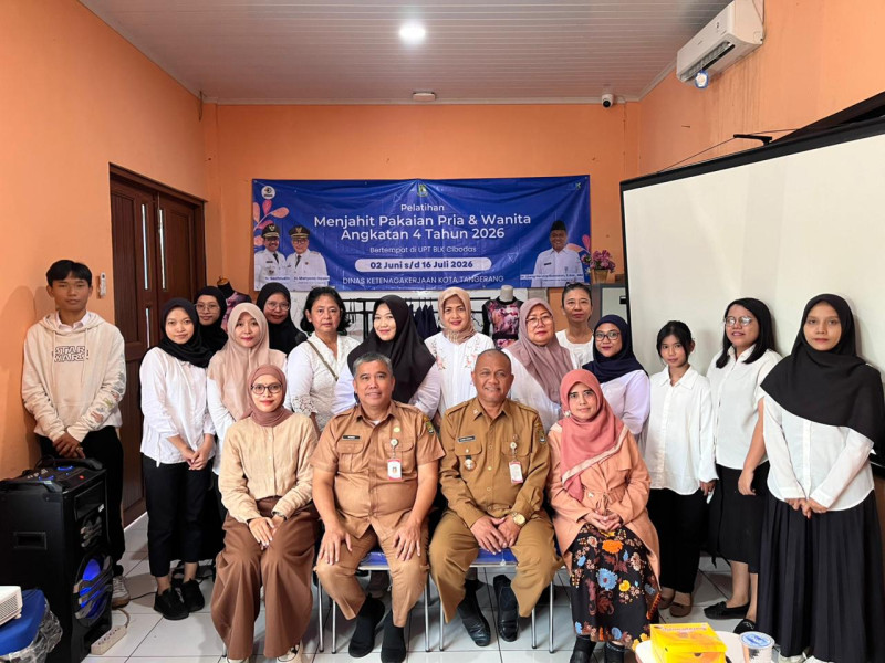 PEMBUKAAN PELATIHAN MENJAHIT ANGKATAN 3 DAN 4 TAHUN 2026