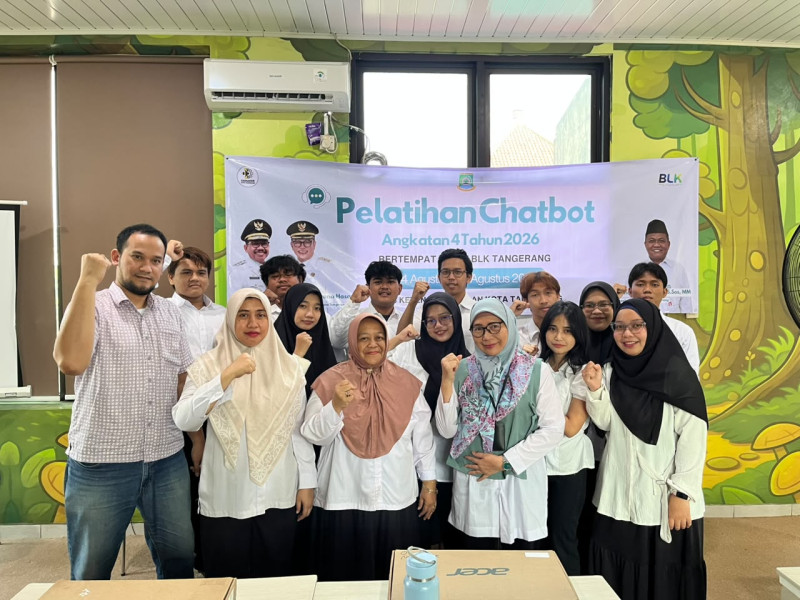 Penutupan Pelatihan Chatbot Angkatan 4 di BLK Kota Tangerang