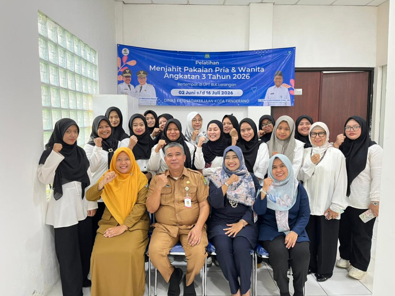 PEMBUKAAN PELATIHAN MENJAHIT ANGKATAN 3 DAN 4 TAHUN 2026