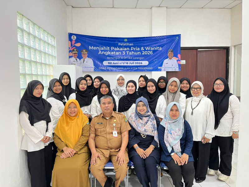 PEMBUKAAN PELATIHAN MENJAHIT ANGKATAN 3 DAN 4 TAHUN 2026