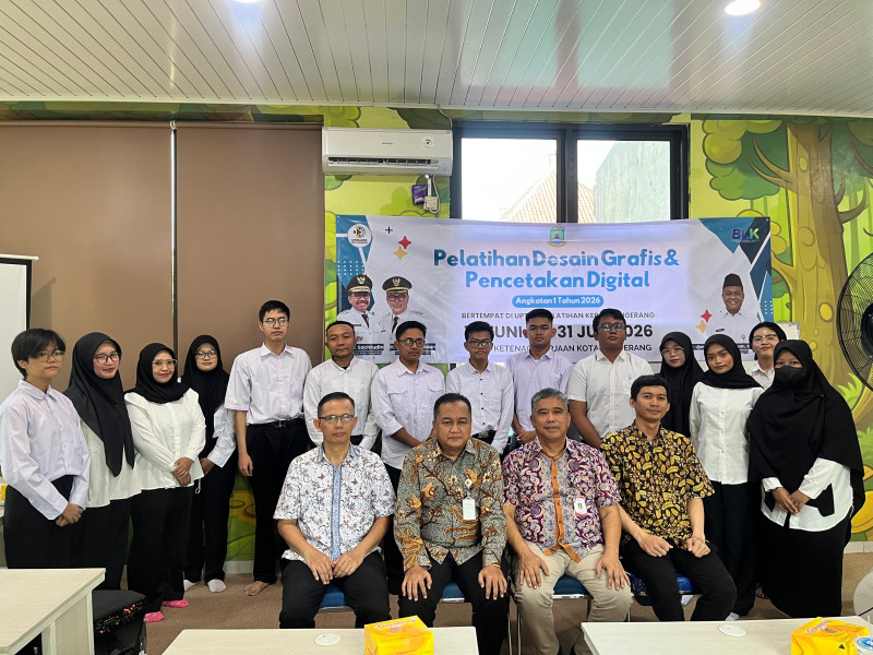 Pembukaan Pelatihan Desain Grafis Angkatan 1 Tahun 2026 di BLK Kota Tangerang