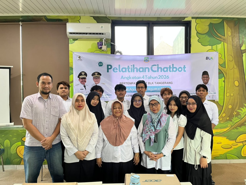 Penutupan Pelatihan Chatbot Angkatan 4 di BLK Kota Tangerang