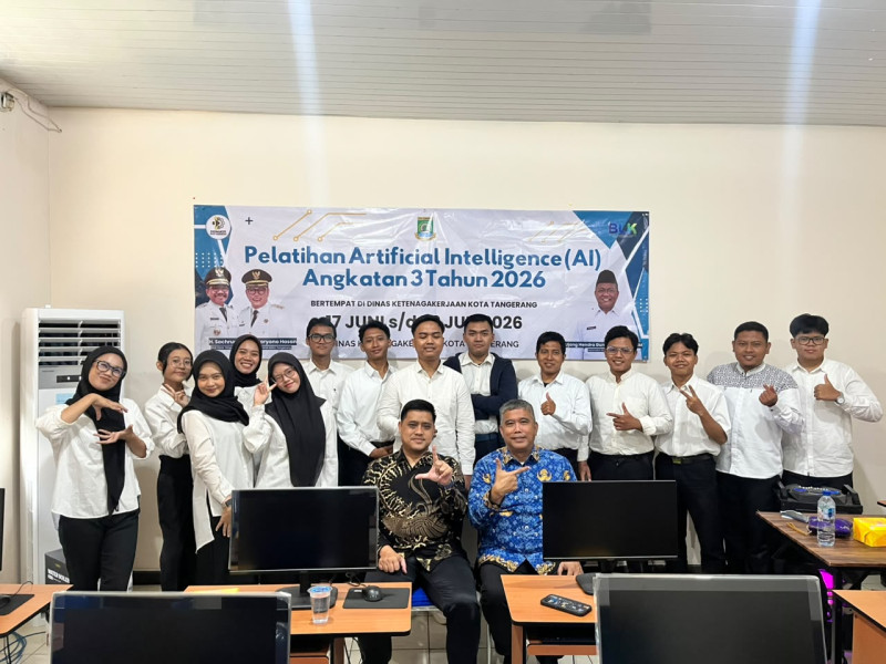 Pembukaan Pelatihan Artificial Intelligence (AI) Angkatan 3 Tahun 2026 di BLK Kota Tangerang