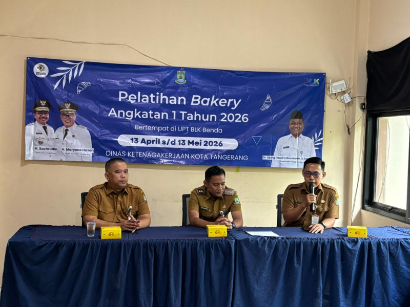 pembukaan pelatihan Penyiapan Bahan Roti (Bakery) Angkatan 1 Tahun 2026