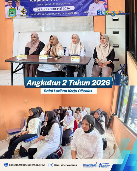 PEMBUKAAN PELATIHAN MENJAHIT ANGKATAN 1 DAN 2 TAHUN 2026
